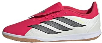 adidas Unisex niños Predator Club Fold-Over Tongue Sala Indoor Football Shoes Kids, Lucid Red/Core Black/FTWR White, 36 2/3 EU