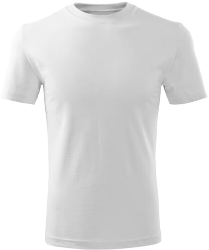 lepni.me T-Shirt da Uomo Personalizzata con Foto, Logo o Testo a Scelta, Oppure T-Shirt Semplice con Girocollo, vestibilità Regular, Senza Stampa