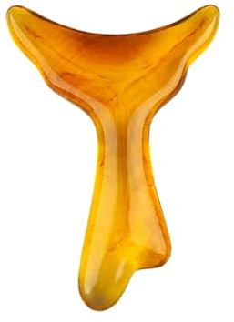 Dewireaey Outil de massage fascia, en forme de nageoire de queue | Appareil de massage des fascias en résine pour le visage, le ventre, les jambes, les épaules, le dos – Muscles et entraînement