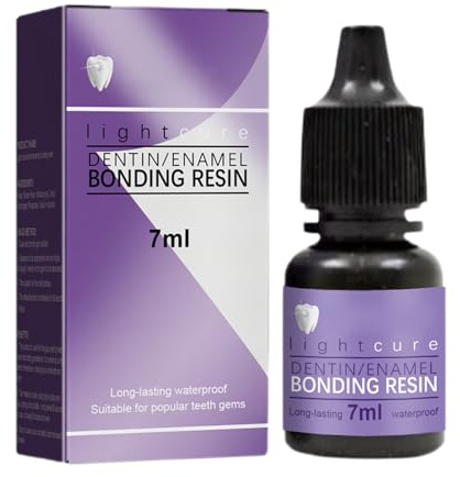 Colle à pierres précieuses pour les dents, 7 ml, colle adhésive à séchage rapide, colle pour bijoux dentaires, pour femmes, filles, adolescents, fils, filles, famille et amis
