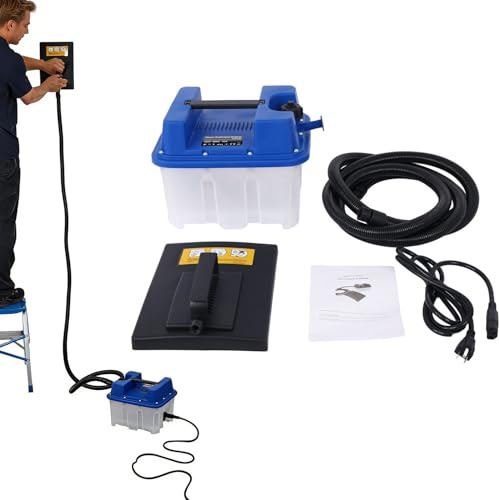 4.5L Wallpaper Steamer, Chemical-Free Steam Wallpaper Stripper with 10ft Hose & Large Steam Plate, Portable Steam Cleaner for Easy Wallpaper Removal, Lightweight Design