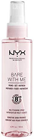NYX PROFESSIONAL MAKEUP Bare With Me Prime Set Refresh Spray, nude 130 ml