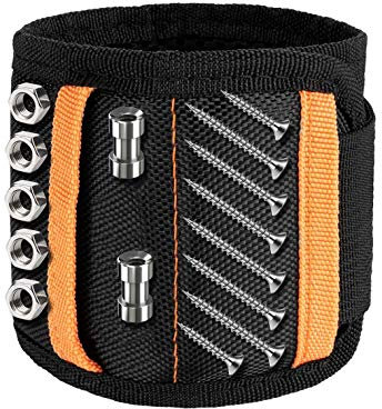 Xrten Magnetiskt armband, magnetarmband för män verktyg, magnetarmband hantverkare gåvor magnetiska armband för hantverkare