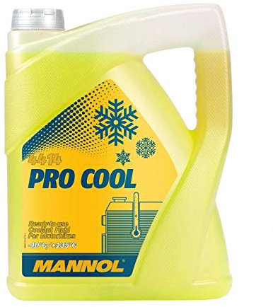 MANNOL 5 Liter, PRO COOL 4414 Motorrad FROSTSCHUTZ KÜHLER Wasser