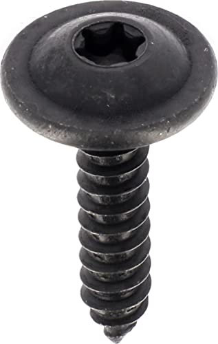 Tornillo de chapa de cabeza ancha para interior RLX Huella Torx en bolsita, 4,2 mm x 19 mm, zinc negro, lote de 20