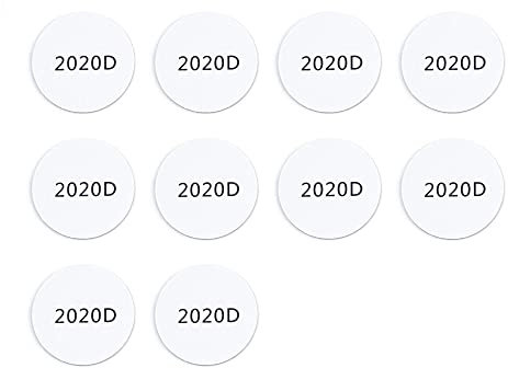 BerryBase RFID/NFC Tags, Ntag215, 25mm, weiß, 10 Stück