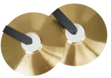 Harilla Crash-Becken, Musikinstrumente, professionelle Schülerbecken, robuste Mehrzweck-Trommelbecken für Bühnenauftritte von Erwachsenen, 18 Zoll