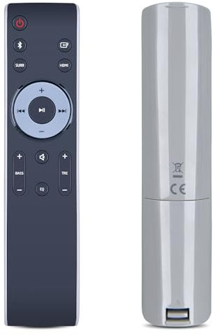 TCNOUMT Télécommande de rechange pour barre de son PSHARP 5.1.2 HT-SBW800 HT-SBW202 HT-SBW110 HT-SBW182 HT-SBW460 HTSBW800