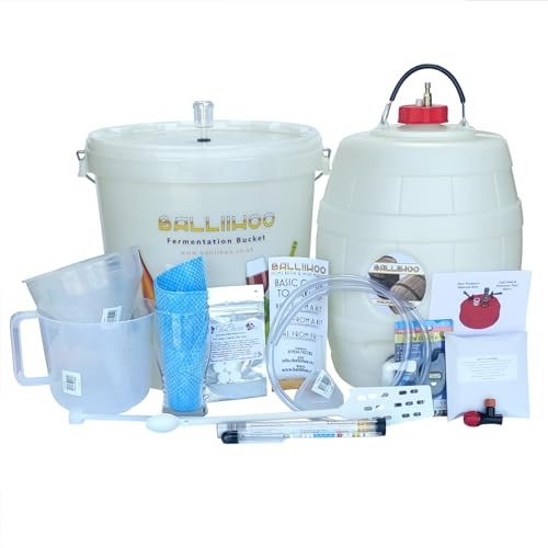 BALLIIHOO Home Brew Kit - Complete Equipment Starter Set With Pressure Barrel And Co2 Control System