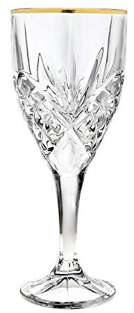 Godinger Dublin Wine Glasses, Stemmed Wine Glass Goblets - 9oz, Set of 4