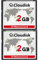 Cloudisk Pack von 2 Compact Flash Card (2GB)