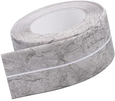 PXRLMYF Cinta Baño Selladora Cinta de Baño Antimoho de mármol Tiras de sellado de PVC Cinta adhesiva impermeable para Duchas, Cocinas, Esquinas, Decoración del Baño