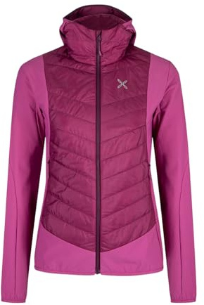 MONTURA Trace Hybrid Baton Rouge/Vinaccia Veste d'extérieur pour femme Taille XL Protection résistante aux intempéries pour le ski et la montagne