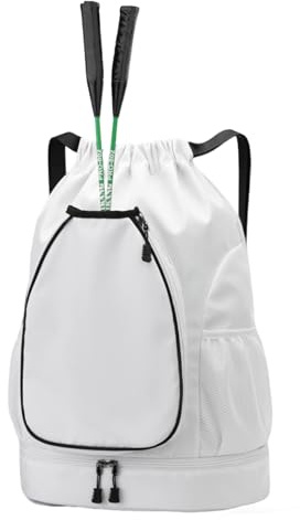 QIUPFGUT Sac pour raquette de tennis, sac à dos pour 2 raquettes, sac à dos de pagaie de tennis, raquette de badminton, sac à main pour tennis, pickleball, badminton