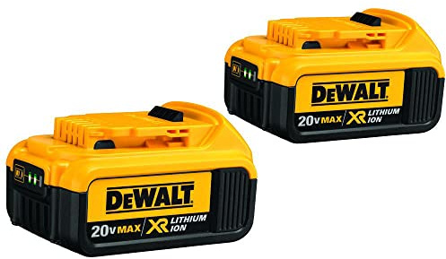 DEWALT 20V MAX 3 Ah Lithium Ion Battery 2-Pack (DCB204-2)