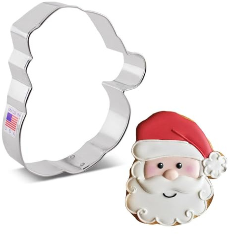 Ann Clark Cookie Cutters Tagliabiscotti con Babbo Natale, 10,8 cm
