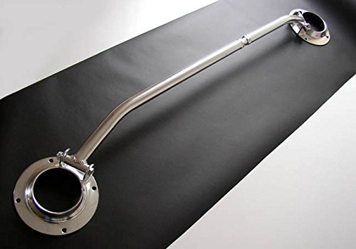 Aluminium Domstrebe poliert verstellbar vorne oben