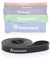BODYMATE Fitnessband 208 cm, elastisches Widerstandsband aus Naturlatex, trainiert Kraft, Ausdauer, Koordination, Flexibilität UVM., für Anfänger & Profis, in Schwarz