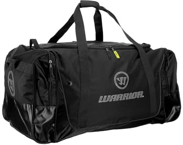 Warrior Q20 Carry Hockey Bag, Black/Grey (Medium (32 x 16.5 x 17.5))