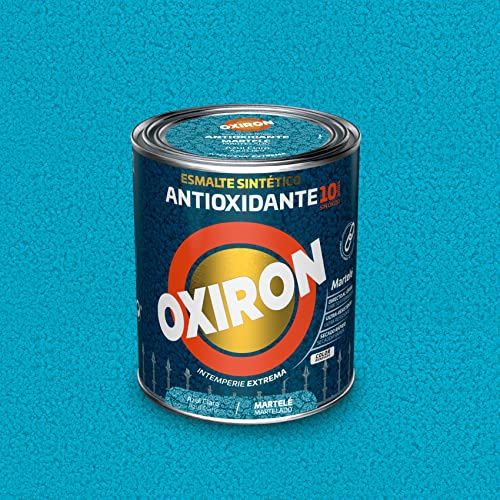OXIRON Esmalte Antioxidante Martelé Azul Claro 750 ml
