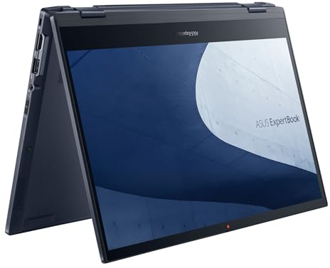 ASUS ExpertBook B5 Flip | Convertible | Star Black | 13,3 FHD Touch-Display | Core i5 1235U | RAM: 24GB | SSD: 16TB | Aluminium | Windows 11 Pro | Office 2024 Pro | Notebooktasche