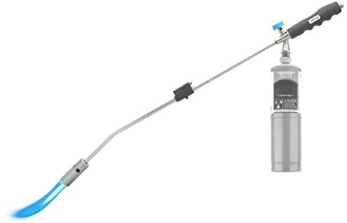 JJ George Weed Torch – Bruciatore per Erbacce, Chemical Free diserbante Anti Erbacce, Giardino, Gas Vapor, Self Igniting, Long Reach, Organic Weed Killer, propano bruciatore
