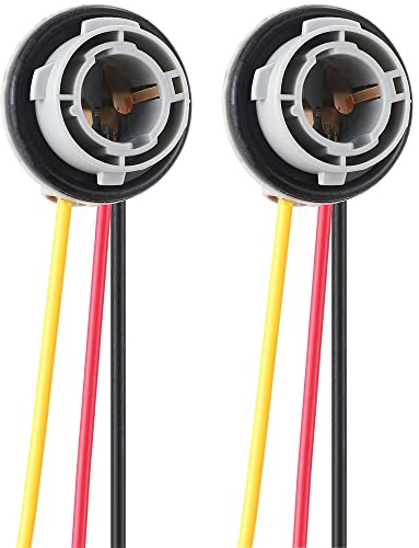 Greluma 2 Pz BAY15D 1157 Presa Adattatore Treccia Cablaggio Sostituzione Segnale di Girata Lampadina Freno/Luci Posteriori Luce di Backup Prese di Cablaggio Pre-cablate