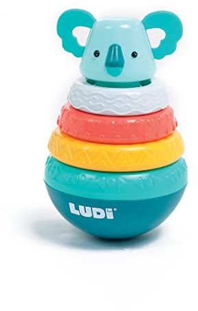 Ludi - Piramide Culbuto Koala - Gioco di impilamento - Attività divertente - Da 10 Mesi