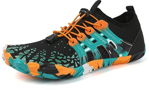 Treer Homme Femme Chaussures Aquatiques Chaussures Aquatiques Barefoot Shoes à Séchage Rapide Chaussures Barefoot Chaussure de Sport Nautique Plage Surf Yoga Escalade | Patchwork Couleur
