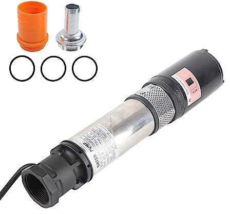 Pompa per Pozzi Profondi CC, Pompa per Acqua Solare, Pompa per Acqua a Membrana, Flusso Elevato, Corsa Elevata, 20 Metri, 24 V, 2SYDC24V