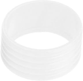 BIGULA Anneaux de poignée de Raquette de Tennis en Silicone 4 pièces Bandes antidérapantes Anneaux en Caoutchouc surgrips absorbants en Place