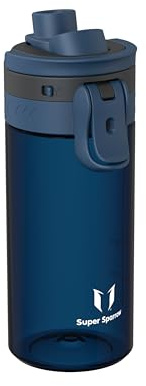 Super Sparrow Borraccia - 500ml/750ml/1L - Bottiglia Senza BPA, a Prova di Perdite - Borracce TouchGulp Flusso Rapido Con Un Clic per Scuola, Sportiva, Palestra