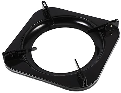 IMIKEYA Soporte para Cocina De Gas 125mm, Rejilla De Sujeción Multifuncional Antideslizante para Estufa, Bastidor Resistente De Acero Inoxidable para Ollas, Accesorio para Cocina Doméstica