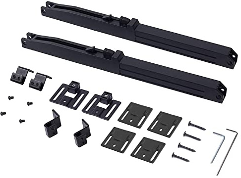 2PCS Sliding Barn Door Soft Close One-Way Hole-Free Door Stopper Hardware