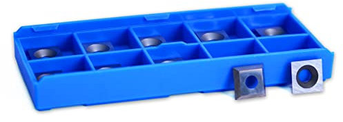 SpeTool 10pcs 12 MM x 12 MM x 2.2 MM Carbide Insert Replacement for Insert Router Bit