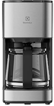 Electrolux Create 3 Kaffebryggare E3CM1-3ST, 1.25 L, 10 koppar, auto-off, anti-dropp, glaskanna, vattennivågradering, Rostfritt stål