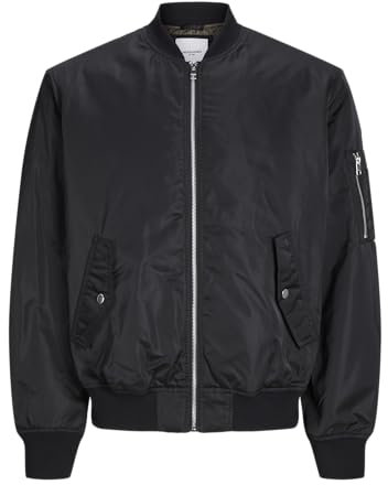 JACK & JONES Herren Jjocean Bomber Bomberjacke, Schwarz, L