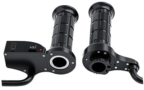 Zerodeko 1 Paio Manopole Riscaldabili per Display Digitale e Porta USB Manicotti Riscaldanti Regolabili per Manubrio Alta Al Freddo e Facile Installazione