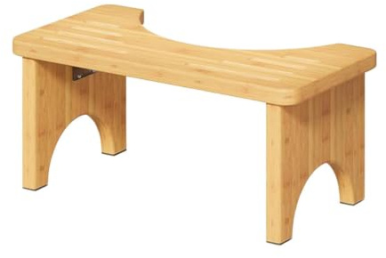 Sgabello da toilette In Legno Pieghevole Portatile Antiscivolo