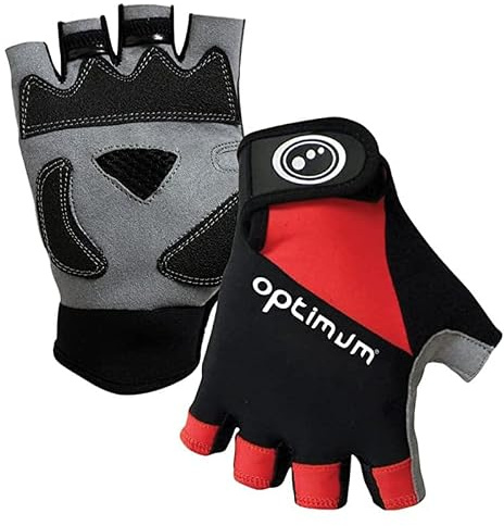 Optimum Hawkley MTB Gloves - Easy Sweat Wipe-off Thumb Terry, Breathable and Sweat-Wicking - Protective Palm Padding - Perfect for Cycling, Climbing, Mountain Biking, and Other Outdoor Pursuits
