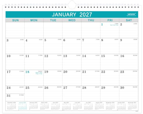 Lemome Calendar 2027 Office Home Planning & Organizing, 11.5 x 14.6