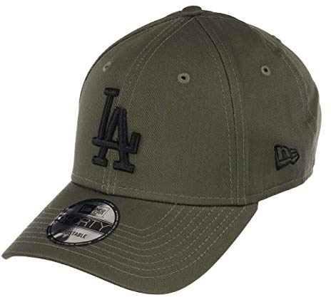 New Era Los Angeles Dodgers MLB League Essential Olive 9Forty Cap - One-Size