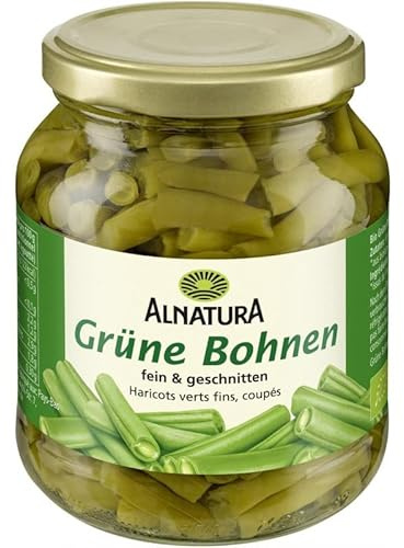 ALNATURA - Haricots Verts Fins Coupés 340G - Récolte Biologique pour une Alimentation Saine et Responsable. - Lot De 4 - Vendu Par Lot