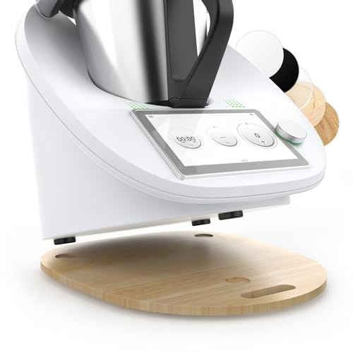 Siegvoll Glidbräda för Thermomix TM6 TM5 Glidbräda med Enkel Förflyttning, Rullbräda av Trä
