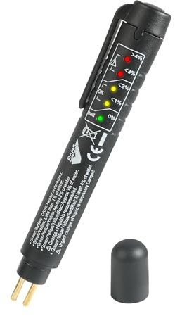 Flaconi Automotive Bremsflüssigkeitstester,Bremsflüssigkeitstester,Bremsflüssigkeit Tester,Bremsflüssigkeitsprüfer,Geeignet für die Bremsölprüfung DOT3 DOT4 DOT5 im Automobilbereich