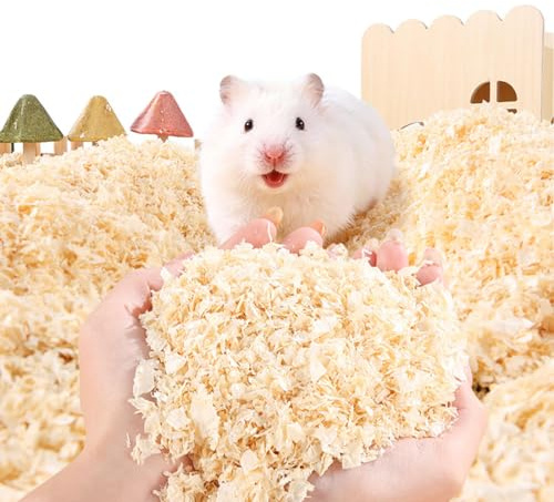 maruisil Sawdust Hamsters, Wood Shavings, Small Animal Sawdust, Rabbit Wood Shavings,Hamster Bedding - Shavings Pet Supplies Bedding For Rabbits, Guinea Pig, Hamster, Reptile etc (1.0, Kilograms)