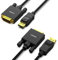 BENFEI DisplayPort to DVI DVI-D Single Link 1.8M Cable 2 Pack, Display Port to DVI Adapter Male to Male Gold-Plated Cord for Lenovo, Dell, HP, ASUS and other brand