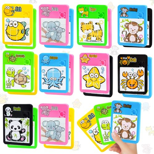 Shinybox Cumpleaños Infantil Juguetes, 20 Pieza Mini Puzzles, Regalos Cumpleaños Niños Piñata, Artículos de Fiesta Juguetes para Pascua, Halloween