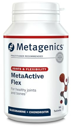 Metagenics MetaActive Flex - with Glucosamine, Chondroitin, MSM, Vitamin C, & Manganese - for Joint and Cartilage Support - 90 Tablets
