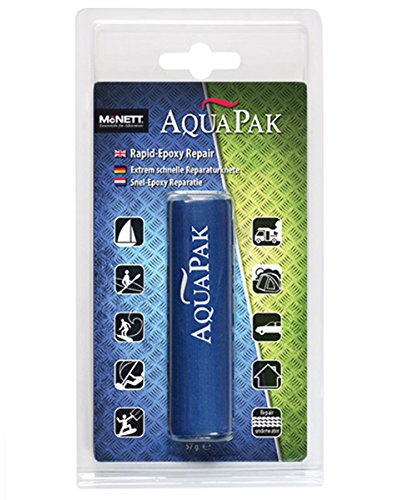 McNett AquaPak Epoxy Reparaturharz - 50g - Zur Reparatur von Rissen und Löchern an Booten, Wassertanks und Anderen Sachen